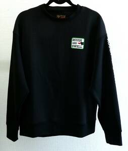 ROUGH&SWELL ◆ ラフアンドスウェル ◆ メンズ スウェット ◆ DUCKBILLS トレーナー COPENHAGEN SWEAT ゴルフウェア RSM-23201 黒 M 美品