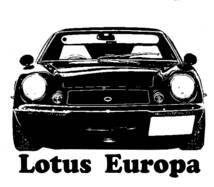 ビンテージカーイラストLotus　Europa_画像2