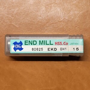 (未開封未使用品)OSG オーエスジー EKD(OH1) 15 2刃キー溝用エンドミル