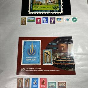国連記念切手 おまとめ 初日カバー 1969〜1971年 ニューヨーク印 1円スタートの画像1