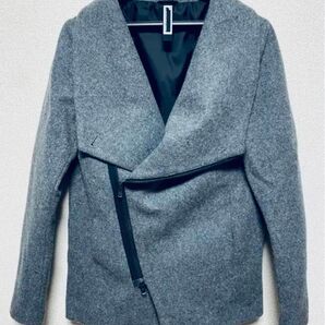 【リップヴァンウィンクル】美品 ダブルジャケット(size4/グレー系)
