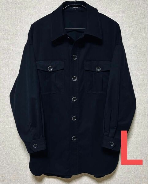 【LOVELESS】美品 WEB限定販売商品　ワークオーバーシャツ(ブラック)