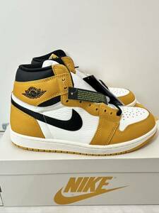 Nike Air Jordan 1 Retro High OG Yellow Ochreナイキ エアジョーダン1 レトロ ハイ OG イエローオークル 26.5cm DZ5485-701