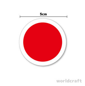 ★日本国籍マークステッカー5cmサイズ 耐水シール★航空自衛隊 ラウンデル ゼロ戦 零戦 日章 車 バイク スクーター カスタム かっこいい