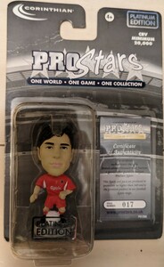 コリンシアン 超貴重 プロスターズ Prostars サッカーフィギュア リバプール　セレブレーション プラチナム 　シャビ・アロンソ