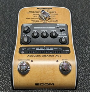 ZOOM ( ズーム )AC-2 Acoustic Creator アコースティックギター用プリアンプ