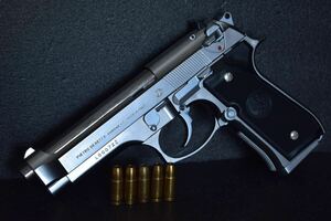 マルシン ベレッタ M92F INOX ステンレス リアル刻印 モデルガン SPG シルバー 検 タナカ mgc wa m92fs m9