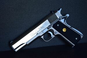 WA コルト ガバメント シリーズ80 シルバーメッキ ガスブローバック 検 マルイ マルシン mgc m1911A1