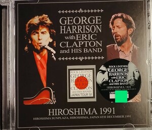 【送料ゼロ】George Harrison / Eric Clapton '91 広島 Live Hiroshima Japan ジョージ・ハリソン エリック・クラプトン