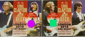 【送料ゼロ】Eric Clapton '& Jeff Beck '10 6CD Ultimate London,UK エリック・クラプトン ジェフ・ベック