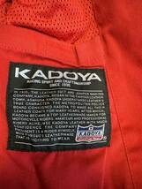 KADOYA ビンテージ ジャケット レッド Lサイズ ブルゾン カドヤ バイク ツーリング 旧車 カワサキ Z 湘爆カラー 赤_画像5