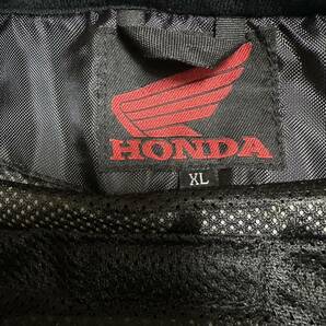 未使用 HONDA Racing メッシュジャケット パット入り XLサイズ バイク オートバイ ホンダ ツーリング ライダースジャケット の画像9