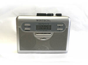 WINTECH PCT-01R ラジオ付カセットレコーダー 中古