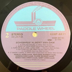 【JAZZ】Various - Songbirds / Paddle Wheel K28P 6411 / VINYL LP / JAPANの画像6