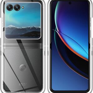 motorola razr 40 ultra ケース カバー 透明 クリア