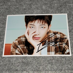 RM(BTS)◎韓国発売「BE」スチール写真(2Lサイズ)◎直筆サイン