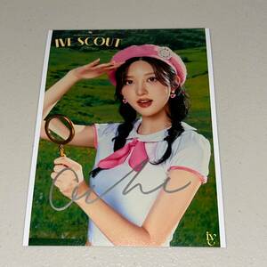 gauru(IVE)*[IVE SCOUT] steel photograph (2L size )* autograph autograph 