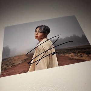  kai (EXO)* steel photograph (2L size )* autograph autograph ②