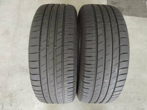 225/55R17101V 2021年製 センター溝6mm前後 グッドイヤー エフィシェントグリップ 中古タイヤ2本