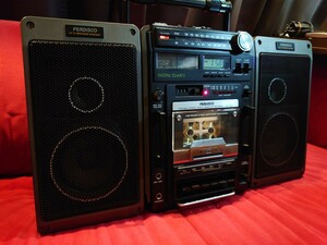【HITACHI】TRK-9050 PERDISCO ラジカセ Vintage RADIO CASSETTE RECORDER 日立 レトロ ラジオ カセット レコーダー 
