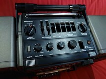 【HITACHI】TRK-9050 PERDISCO ラジカセ Vintage RADIO CASSETTE RECORDER 日立 レトロ ラジオ カセット レコーダー _画像7