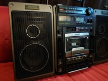 【HITACHI】TRK-9050 PERDISCO ラジカセ Vintage RADIO CASSETTE RECORDER 日立 レトロ ラジオ カセット レコーダー _画像3