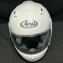 アライ ARAI クァンタムJ Sサイズ(55.56センチ) グラスホワイト_画像4