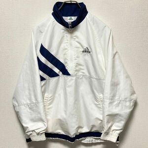 90s adidas EQUIPMENT ハーフジップ ナイロン プルオーバー　エキップメント　EQT