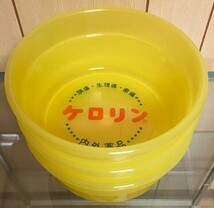 お風呂屋さんのケロリンの湯桶 大阪バージョン ３個セット未使用品/銭湯 のれん_画像2