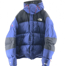 【中古】THE NORTH FACE Challenge Air Down Jacket サイズXXL ブルー 穴有 状態考慮 ノースフェイス ダウンジャケット[240017613343]_画像1