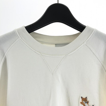 【中古】MAISON KITSUNE パッチクラシックスウェットシャツ サイズXXL ホワイト メゾンキツネ[240017613988]_画像6