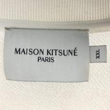 【中古】MAISON KITSUNE パッチクラシックスウェットシャツ サイズXXL ホワイト メゾンキツネ[240017613988]_画像3