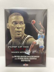 NBAカード　ショーン・ケンプ　SHAWN KEMP PUMP UP THE JAM NBA HOOPS 1998 SKYBOX ’98-99【8 of 10 PJ】