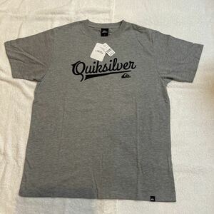 ☆QUIK SILVER（クイックシルバー）《品番 QST184621》メンズ半袖ロゴプリントクルーネックTシャツ＜Lサイズ＞【グレー】☆1☆