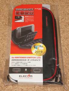◆新品◆ELECOM Switch Lite用 ZEROSHOCK ゼロショック ポーチ ソフトタイプ レッド