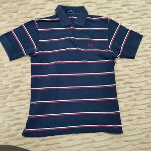 フレッドペリー　FRED PERRY　 ポロ 半袖ポロシャツ ポロシャツ ネイビー ボーダー