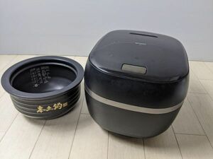 TIGER タイガー JPG-S100 2020年製 5.5合炊き 土鍋圧力IHジャー炊飯器 炊きたて ご泡火炊き シルキーブラック　#19C14