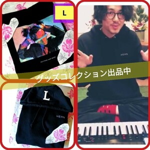 藤井風 HEHN パーカー フーディ L 初期 グッズ fujiikaze プリント 