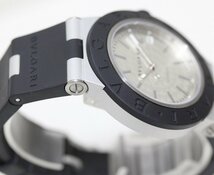 ☆【中古】 BVLGARI　ブルガリ アルミニウム 空山基コラボ 限定1000本 自動巻き ブラック×シルバー BB40AT_画像3