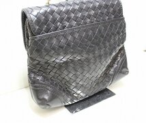 BOTTEGA VENETA ボッテガヴェネタ ハンドバッグ イントレチャート 編み込み ブラック 黒_画像3