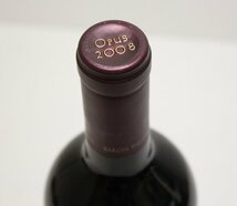 未開栓 OPUS ONE オーパスワン 2008 赤 ワイン 750ml 14.5%_画像3