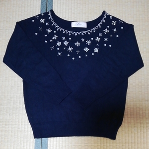 Peach John, Love by Keita Maruyama с Beads Navy Knit