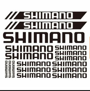 SHIMANO（シマノ）　ステッカー　黒