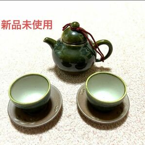 急須　湯呑み　受け皿　セット　煎茶等　茶器