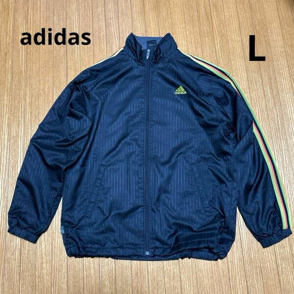 adidas ジャンバー　L 黒