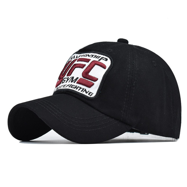 メンズキャップ UFC刺繍 メンズ帽子 メッシュキャップ ダメージ加工 ワールキャップ 格闘用品 格闘帽子 UFC帽子 UFCグッズ
