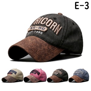 メンズキャップ メンズ帽子 レディースキャップ ダメージ加工キャップ カラーE メンズ キャップ 野球帽 釣り帽子 釣りキャンプの画像3