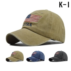 メンズキャップ　メンズ帽子　レディースキャップ　ダメージ加工キャップ　カラーK メンズ　キャップ　野球帽　釣り帽子　釣りキャンプ