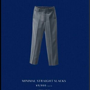 MINIMAL STRAIGHT SLACKS wym リドム　Sサイズ