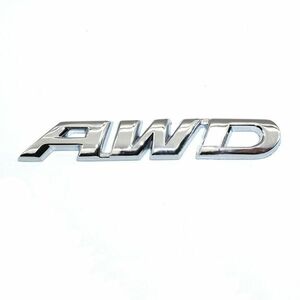 AWD メッキ　エンブレム